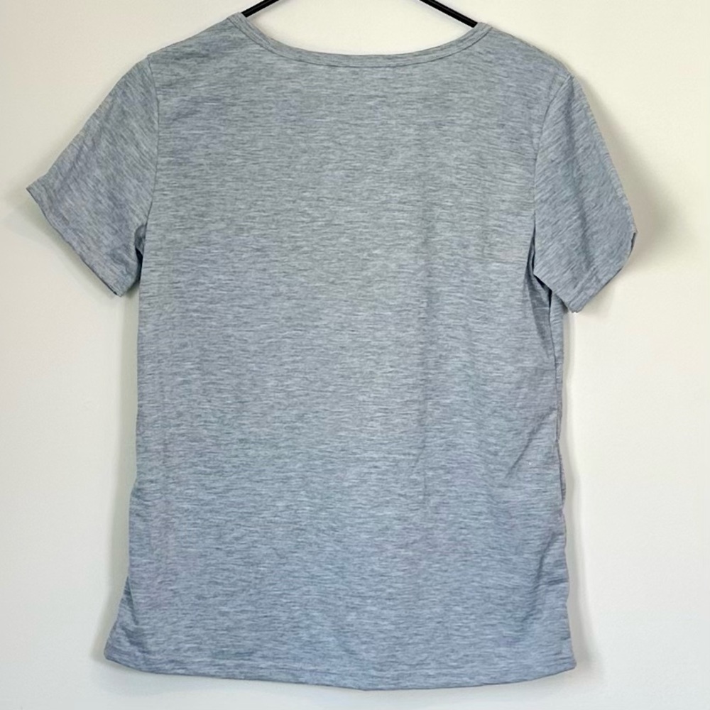 Gray Short Sleeved T-Shirt with Pineapple Graphic - Size: Medium - Picture 4 of 4